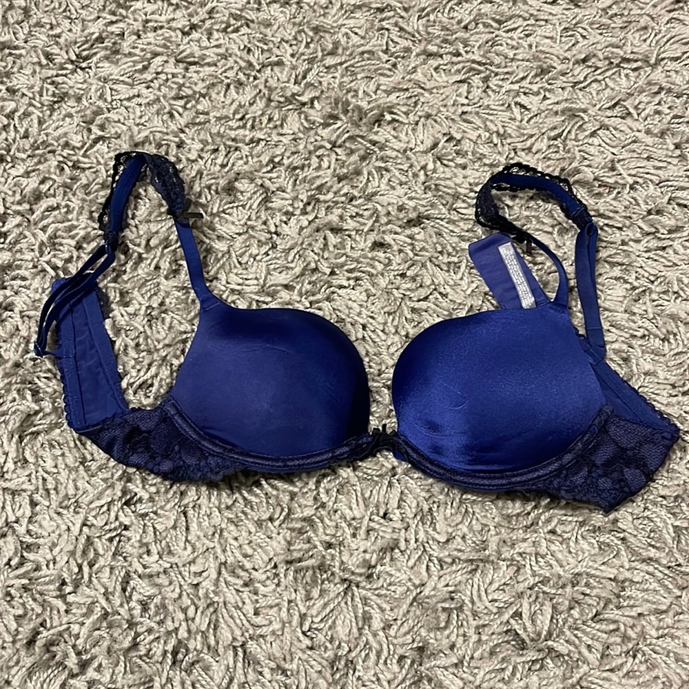 Aerie dark blue push up bra size 32b